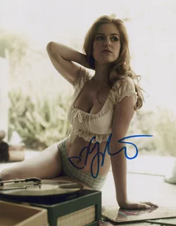 Isla Fisher autograph
