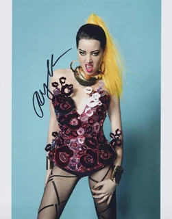Aubrey Plaza autograph