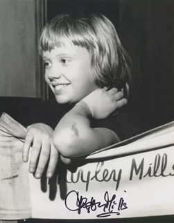Hayley Mills autograph
