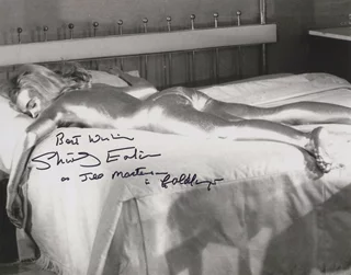 Shirley Eaton autograph