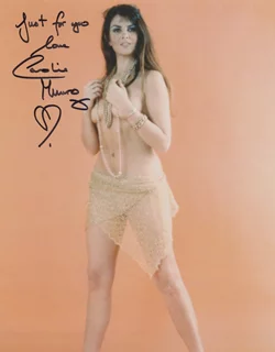 Caroline Munro autograph