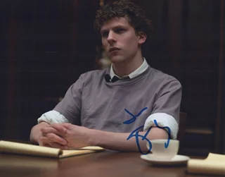 Jesse Eisenberg autograph