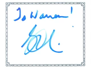 George Carlin autograph