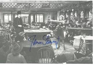 James Stewart autograph