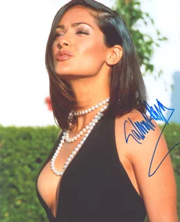 Salma Hayek autograph