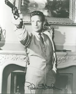 Robert Stack autograph