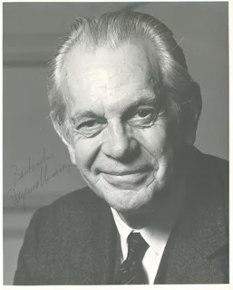 Raymond Massey autograph
