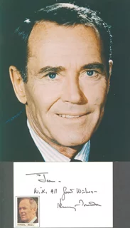 Henry Fonda autograph