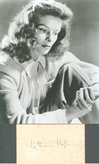 Katharine Hepburn autograph