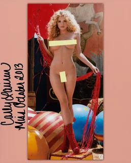 Carly Lauren autograph
