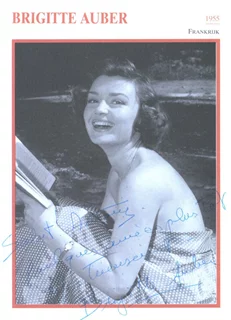 Brigitte Auber autograph