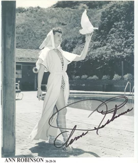 Ann Robinson autograph