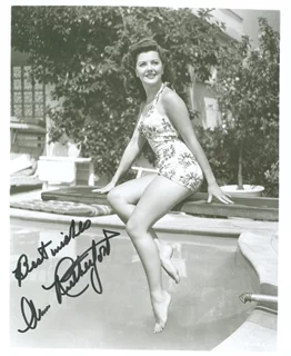 Ann Rutherford autograph