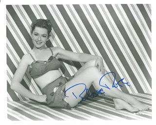 Barbara Rush autograph