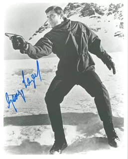 George Lazenby autograph