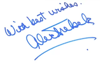 Alex Trebek autograph