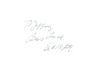 Estelle Getty autograph