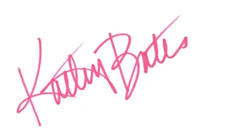 Kathy Bates autograph