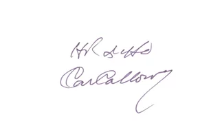 Cab Calloway autograph