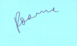 Roseanne Barr autograph