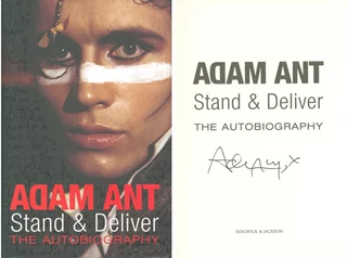 Adam Ant autograph