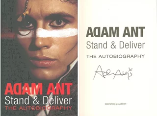 Adam Ant autograph