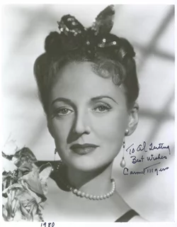 Carmel Myers autograph