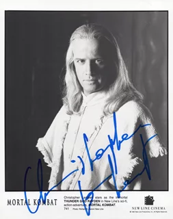 Christopher Lambert autograph