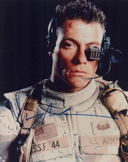 Jean-Claude Van Damme autograph