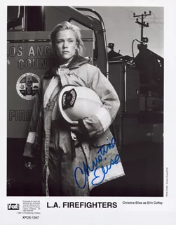 Christine Elise autograph