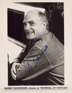 Barbet Schroeder autograph