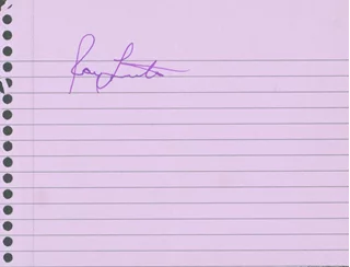 Ray Liotta autograph