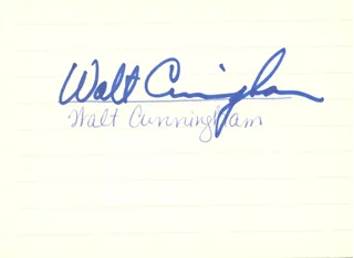 Walt Cunningham autograph