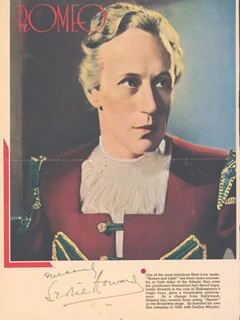 Leslie Howard autograph