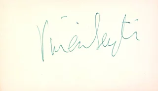 Vivien Leigh autograph