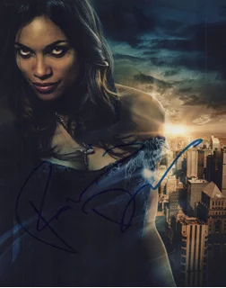 Rosario Dawson autograph