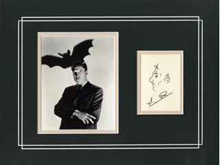 Vincent Price autograph