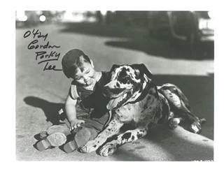 Gordon 'Porky' Lee autograph