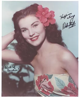 Debra Paget autograph