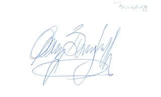 Gary Burghoff autograph