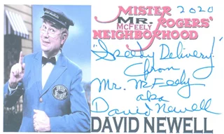David Newell autograph