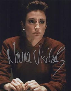 Nana Visitor autograph