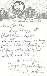 Joyce Randolph autograph