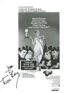 Doris Day autograph