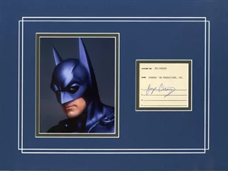George Clooney autograph