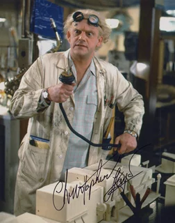 Christopher Lloyd autograph