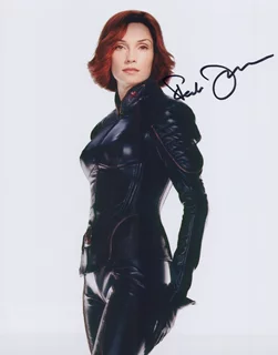 Famke Janssen autograph