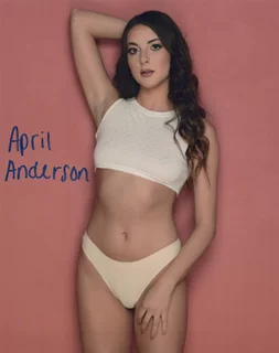 April Anderson autograph