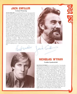 Jack Gwillim autograph