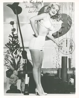 Marie Wilson autograph